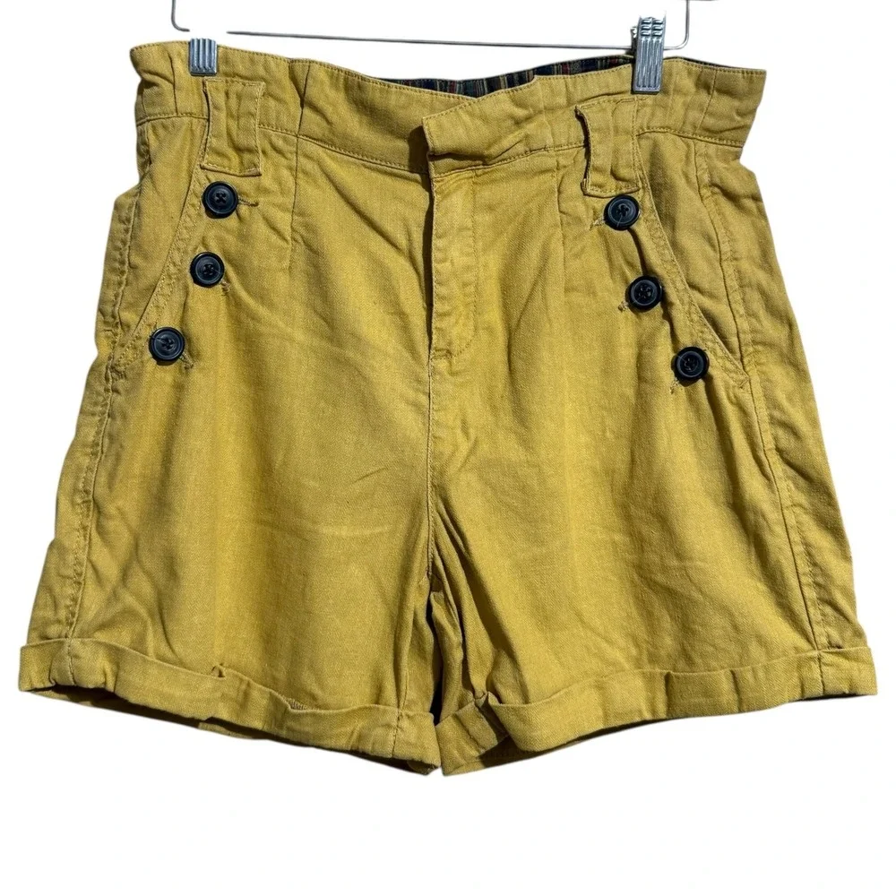 Daughters of the Liberation‎ linen blend paperbag shorts - Size 4